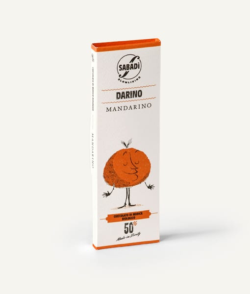Chocolat de Modica à la mandarine IGP BIO - DARINO -