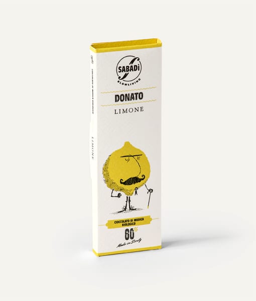 Chocolat de Modica au citron IGP BIO - DONATO -