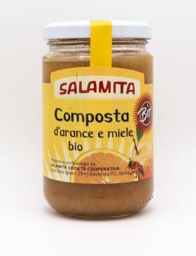 Compote d'orange et de miel bio 300gr