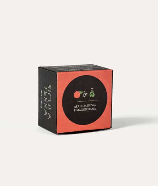 Chocolats à l'orange sanquine et à la marjolaine 4 pièces